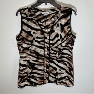 Stitch Fix | NWT Calvin Klein Animal Print Blouse